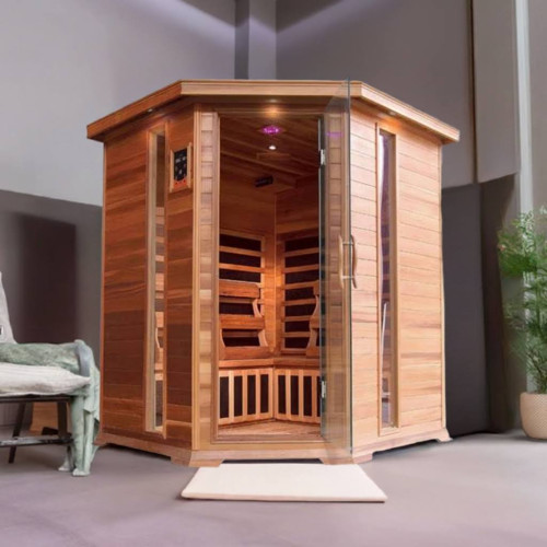 サウナベット Bristol Bay 4-Person Indoor Infrared Corner Sauna